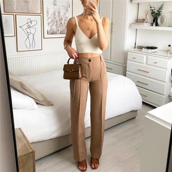 women's tanks & camis casual woman beige knitted super-short 2021 summer fashion female slim v neck camisole ladies soft basi, White
women's tanks & camis casual woman beige knitted super-short 2021 summer fashion female slim v neck camisole ladies soft basi, White