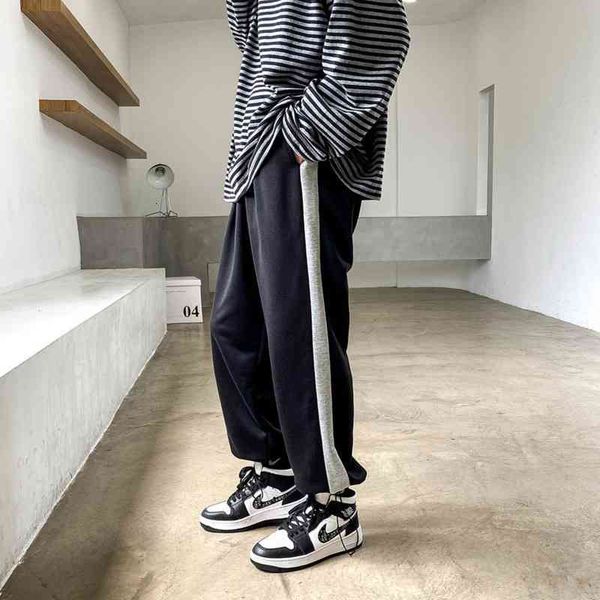 men's pants cotton sweatpants fashion casual joggers men streetwear wild loose hip-hop straight wide-leg mens track uf05, Black
men's pants cotton sweatpants fashion casual joggers men streetwear wild loose hip-hop straight wide-leg mens track uf05, Black