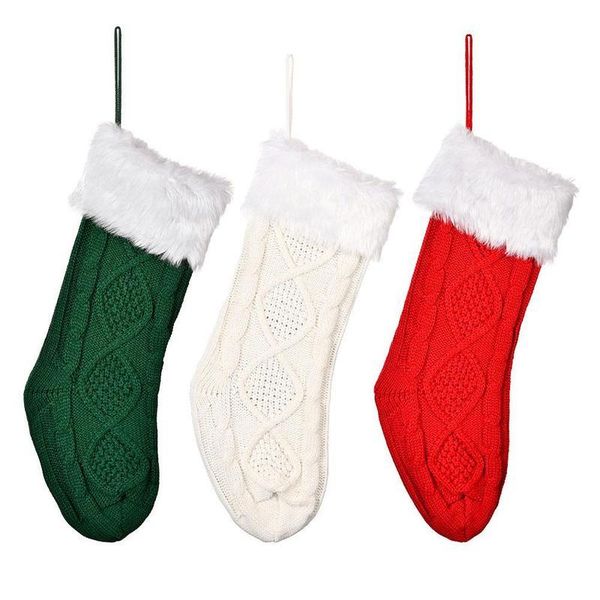 christmas decorations decoration white wool knitted socks gift children's holiday bag home decor n2
christmas decorations decoration white wool knitted socks gift children's holiday bag home decor n2