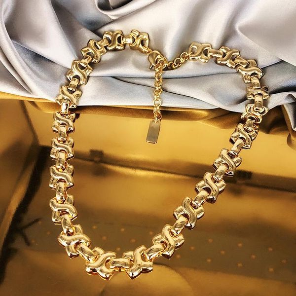 chains simple chain necklace woman fine gold-plated personality ins stacked wear small design snake bone clavicle temperame, Silver
chains simple chain necklace woman fine gold-plated personality ins stacked wear small design snake bone clavicle temperame, Silver