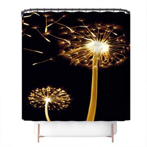 shower curtains bathroom curtain 3d flower pattern series 180*180cm