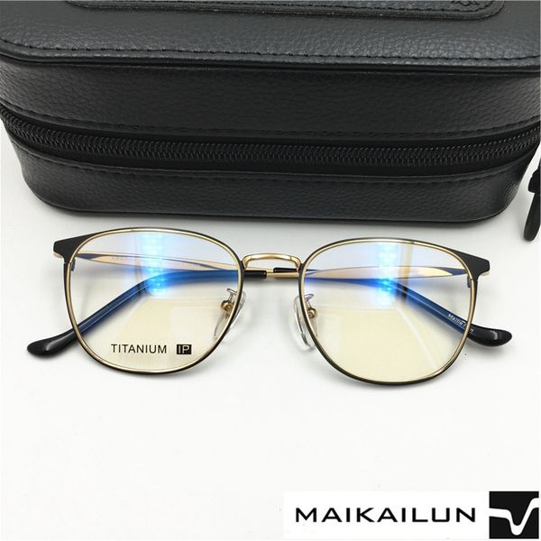 sunglasses fashion pure titanium spectacle frame men's and women's personality ultra light optical trend art 22, White;black
sunglasses fashion pure titanium spectacle frame men's and women's personality ultra light optical trend art 22, White;black