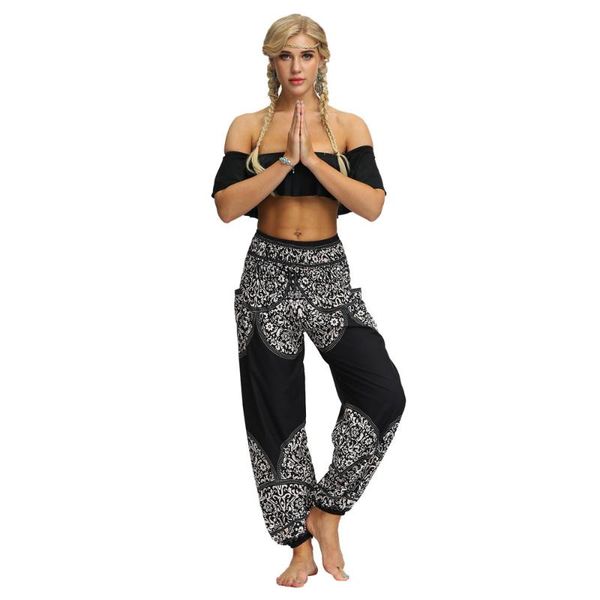 women's pants & capris jessingshow ladies comfy beach baggy boho gypsy hippie high waist female fitness printed loose pockets harem, Black;white
women's pants & capris jessingshow ladies comfy beach baggy boho gypsy hippie high waist female fitness printed loose pockets harem, Black;white