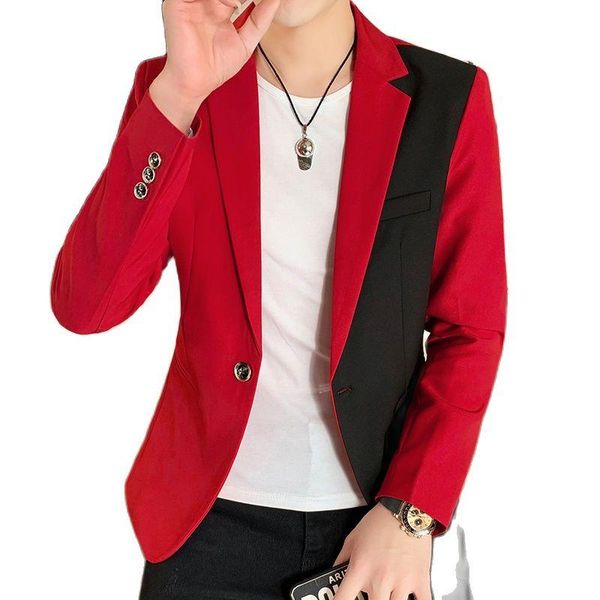 men's suits & blazers men slim fits blazer spring autumn fashion patchwork solid wedding dress jacket casual business male suit 3xl, White;black
men's suits & blazers men slim fits blazer spring autumn fashion patchwork solid wedding dress jacket casual business male suit 3xl, White;black