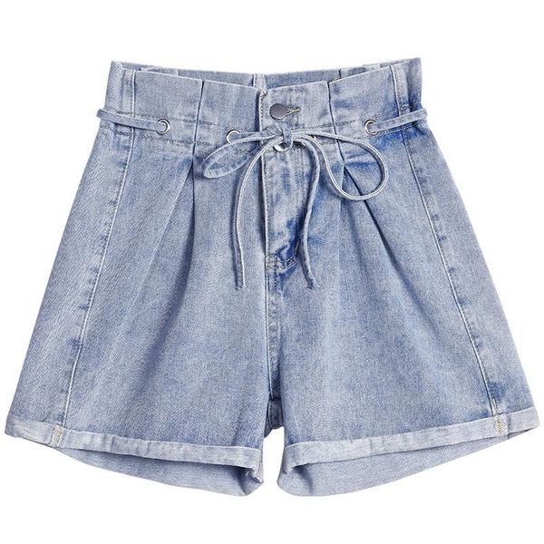 women's shorts 2021 high waist denim summer a-line two buckle drawstring bowknot wide legs loose short jeans fashion girl street, White;black
women's shorts 2021 high waist denim summer a-line two buckle drawstring bowknot wide legs loose short jeans fashion girl street, White;black