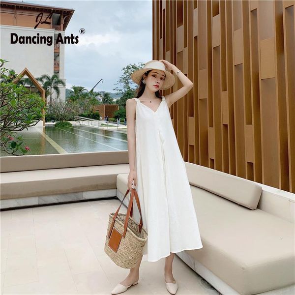 woman a-line dress spaghetti strap v-neck slim dresses korean style pullover female mid-calf summer clothes casual, Black;gray
woman a-line dress spaghetti strap v-neck slim dresses korean style pullover female mid-calf summer clothes casual, Black;gray