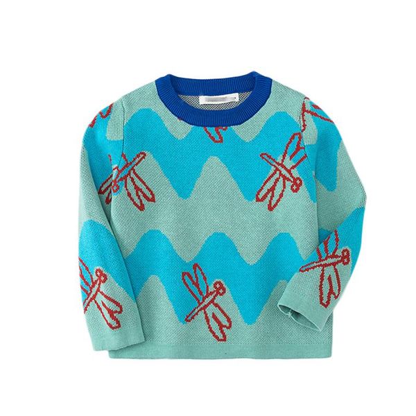 kids boys girls cotton sweaters knitted green dragonfly cartoon pullovers 2021 arrival ins cute clothes autumn winter cloth pullover, Blue
kids boys girls cotton sweaters knitted green dragonfly cartoon pullovers 2021 arrival ins cute clothes autumn winter cloth pullover, Blue