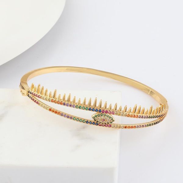 bangle gold filled rainbow bangles for women evil eye crystal cuff bracelets cz cubic zirconia jewelry gift, Black
bangle gold filled rainbow bangles for women evil eye crystal cuff bracelets cz cubic zirconia jewelry gift, Black