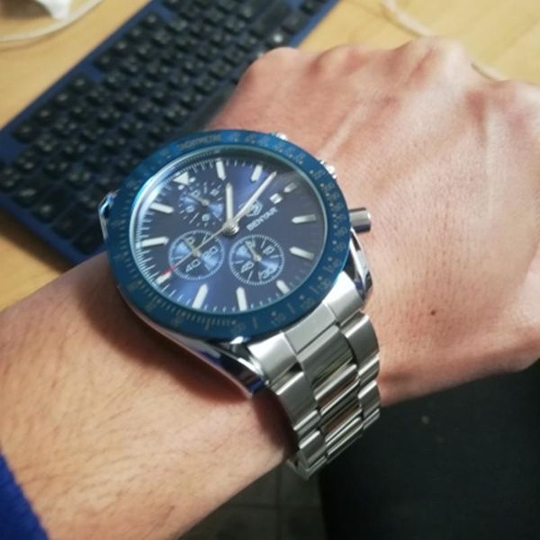 wristwatches benyar chronograph quartz sport watch men waterproof silicone business clock male relojes hombre horloges, Slivery;brown
wristwatches benyar chronograph quartz sport watch men waterproof silicone business clock male relojes hombre horloges, Slivery;brown