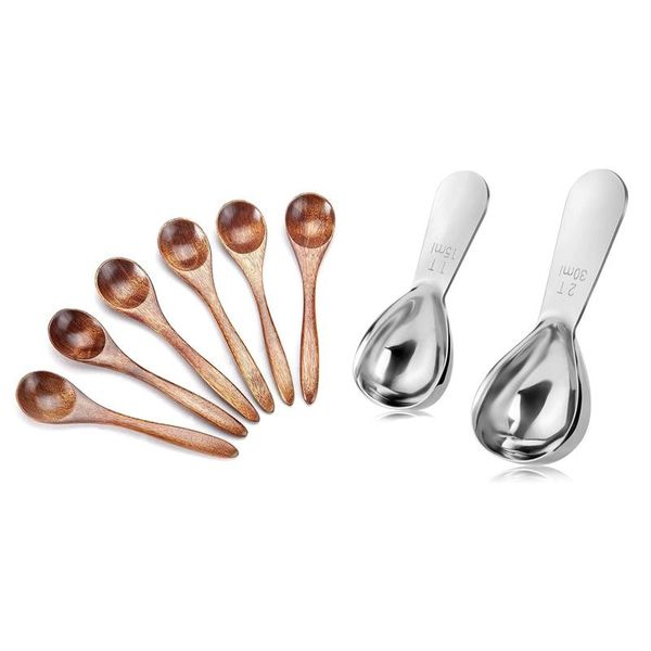 dinnerware sets 2pcs coffee scoop, stainless steel spoons scoops tablespoon with 6pcs small wooden
dinnerware sets 2pcs coffee scoop, stainless steel spoons scoops tablespoon with 6pcs small wooden