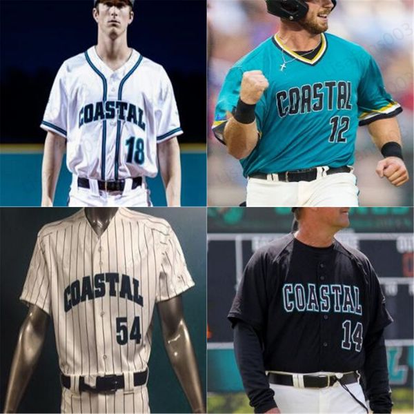 custom coastal carolina college baseball jersey stitched jerseys bobby holmes 6 cameron pearcey any name number personalized jerseys mens wo, Black
custom coastal carolina college baseball jersey stitched jerseys bobby holmes 6 cameron pearcey any name number personalized jerseys mens wo, Black