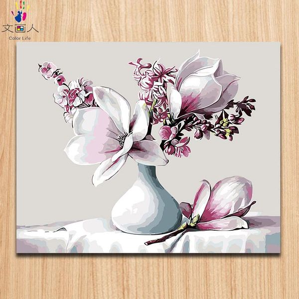 paintings coloring by numbers lily flower in white vase pictures painting flowers diy drawing on canvas with colors for adults
paintings coloring by numbers lily flower in white vase pictures painting flowers diy drawing on canvas with colors for adults