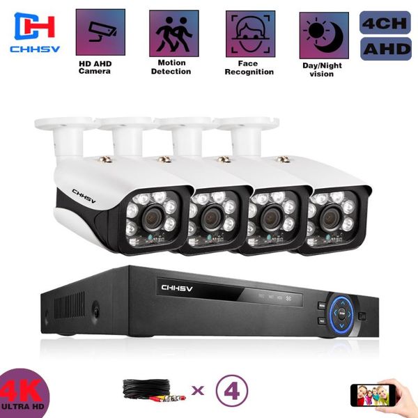 chhsv 8.0mp night vision surveillance system 4ch h.265+ p2p 4k ahd dvr in/outdoor waterproof home cctv camera infrared light wireless kits
chhsv 8.0mp night vision surveillance system 4ch h.265+ p2p 4k ahd dvr in/outdoor waterproof home cctv camera infrared light wireless kits