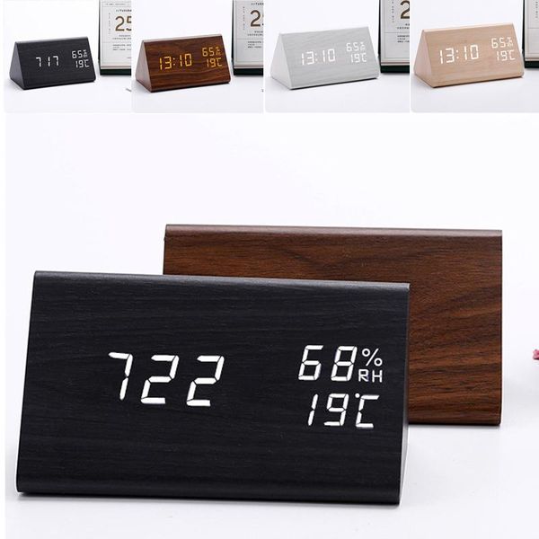 other clocks & accessories usb/ led wooden alarm clock watch table voice control digital wood despertador electronic deskhome decor
other clocks & accessories usb/ led wooden alarm clock watch table voice control digital wood despertador electronic deskhome decor