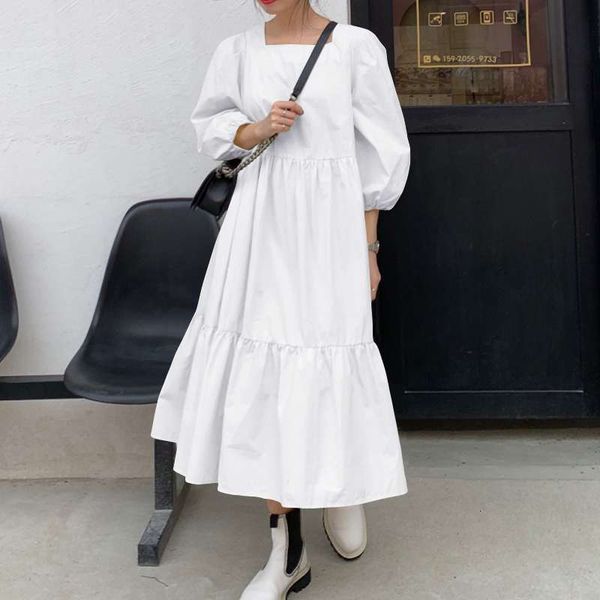 dresses bohemian midi 2021 vonda casual solid dress 2/3 sleeve pleated women'sundress plus size sundress robe femme s-5xl, Black;gray
dresses bohemian midi 2021 vonda casual solid dress 2/3 sleeve pleated women'sundress plus size sundress robe femme s-5xl, Black;gray