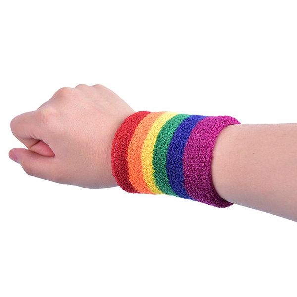 breathable warm bracers rainbow color soft cotton wrap hand badminton running fitness men women wristband wrist support, Black;red
breathable warm bracers rainbow color soft cotton wrap hand badminton running fitness men women wristband wrist support, Black;red