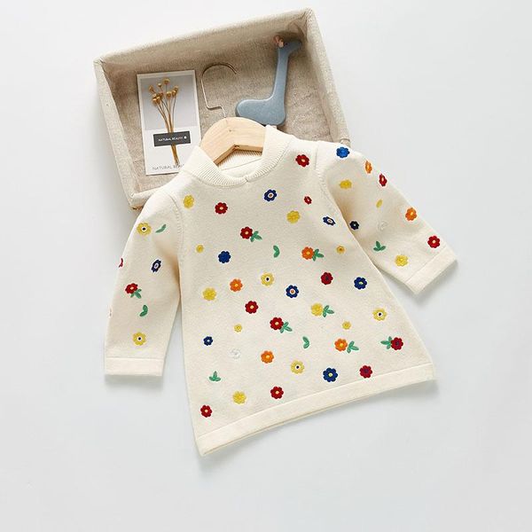 girl's dresses bobotcnunu 2021 autumn baby clothes dress embroidered knitted outfit long sleeve floral girls, Red;yellow
girl's dresses bobotcnunu 2021 autumn baby clothes dress embroidered knitted outfit long sleeve floral girls, Red;yellow