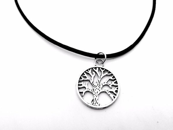 pendant necklaces round circle tree of life necklace family chakra palm prata leather rope, Silver
pendant necklaces round circle tree of life necklace family chakra palm prata leather rope, Silver