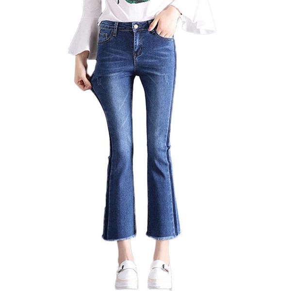 women's jeans plus size 26-32 skinny 2021 women fashion slim black blue denim with high waist flared pants feminino trousers nw2137
women's jeans plus size 26-32 skinny 2021 women fashion slim black blue denim with high waist flared pants feminino trousers nw2137