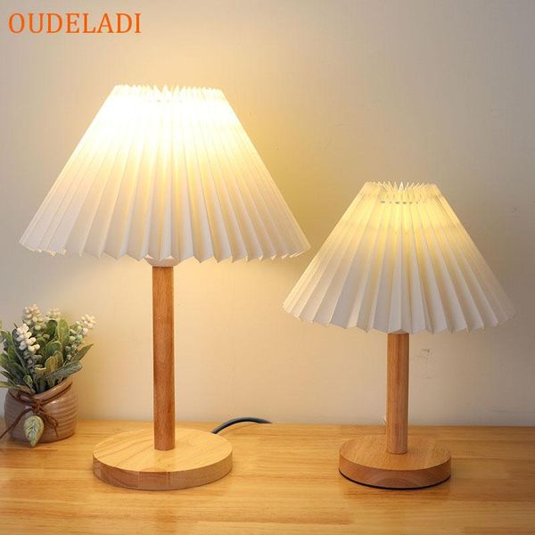 table lamps bedroom bedside lamp nordic creative pleated girl net red desk modern wooden
table lamps bedroom bedside lamp nordic creative pleated girl net red desk modern wooden