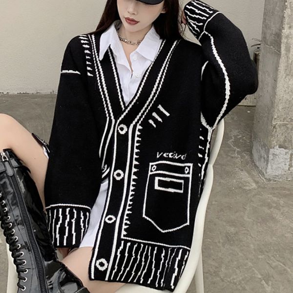 women's sweaters loose coat long sleeve v, women's jacket soft mesh autumn k8v7, White;black
women's sweaters loose coat long sleeve v, women's jacket soft mesh autumn k8v7, White;black