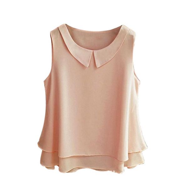 female chiffon women shirts 2021 summer casual loose sleeveless thin and light blouse plus size clothes women's blouses &, White
female chiffon women shirts 2021 summer casual loose sleeveless thin and light blouse plus size clothes women's blouses &, White