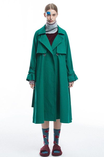 women's trench coats 2021 women arrivals spring autumn brief england style cotton long belted ladies elegant casual loose green/red coa, Tan;black
women's trench coats 2021 women arrivals spring autumn brief england style cotton long belted ladies elegant casual loose green/red coa, Tan;black