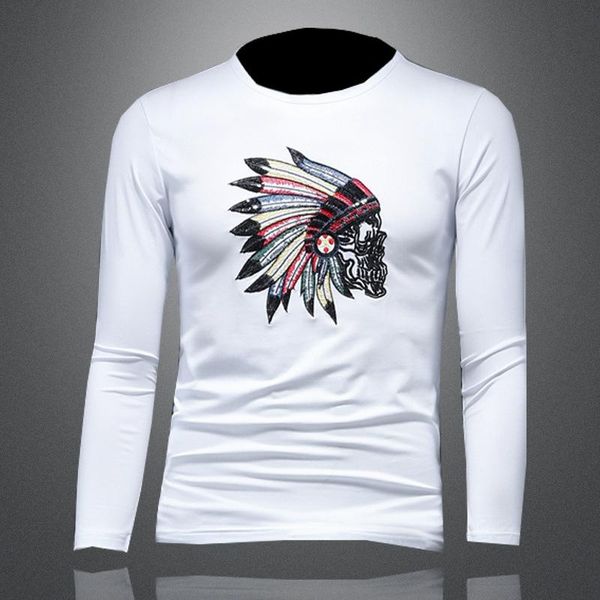 men's t-shirts long sleeve black white red basic simple t shirt slim fit elastic cotton tees embroidered fashion clothes, White;black
men's t-shirts long sleeve black white red basic simple t shirt slim fit elastic cotton tees embroidered fashion clothes, White;black