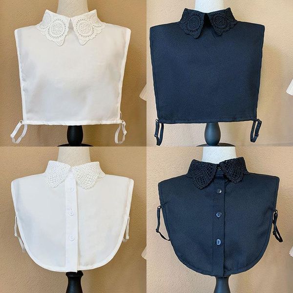 bow ties summer 2021 white shirt detachable collar for women's blouse fake collars female necklace clothes decorative false, Black;gray
bow ties summer 2021 white shirt detachable collar for women's blouse fake collars female necklace clothes decorative false, Black;gray