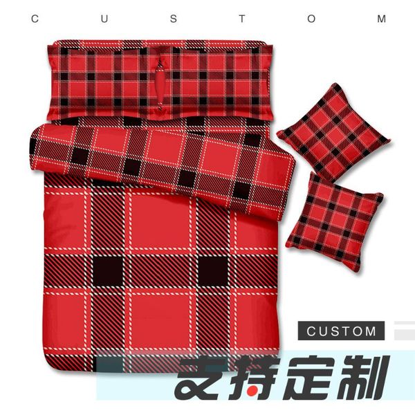 bedding sets red plaid cloth 3/4pcs collections gingham checkered grid geometric duvet cover set with pillowcases for teen adult
bedding sets red plaid cloth 3/4pcs collections gingham checkered grid geometric duvet cover set with pillowcases for teen adult