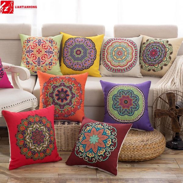 cushion/decorative pillow 18x18inch 45*45cm retro flower printed ethnic style classical cushion linen cotton pillows car home sofa seat deco
cushion/decorative pillow 18x18inch 45*45cm retro flower printed ethnic style classical cushion linen cotton pillows car home sofa seat deco
