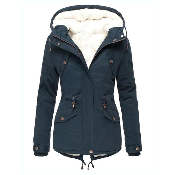 winter thick warm jackets for women plus size solid color down outcoats long sleeve zipper pocket overcoat chaqueton mujer women's, Black;brown
winter thick warm jackets for women plus size solid color down outcoats long sleeve zipper pocket overcoat chaqueton mujer women's, Black;brown