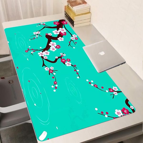 mouse pads & wrist rests flower painting large pad gaming accessories gamer computer mousepad cherry blossoms in carpet for keyboard d
mouse pads & wrist rests flower painting large pad gaming accessories gamer computer mousepad cherry blossoms in carpet for keyboard d