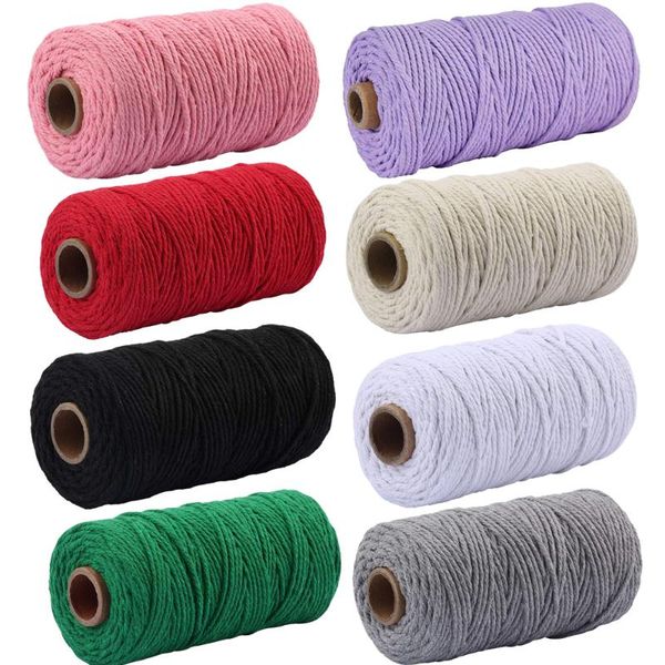 yarn 100m 3mm cotton macrame cord handmade natural beige rope wall hanging plant hanger diy home wedding accessories gift, Black;white
yarn 100m 3mm cotton macrame cord handmade natural beige rope wall hanging plant hanger diy home wedding accessories gift, Black;white