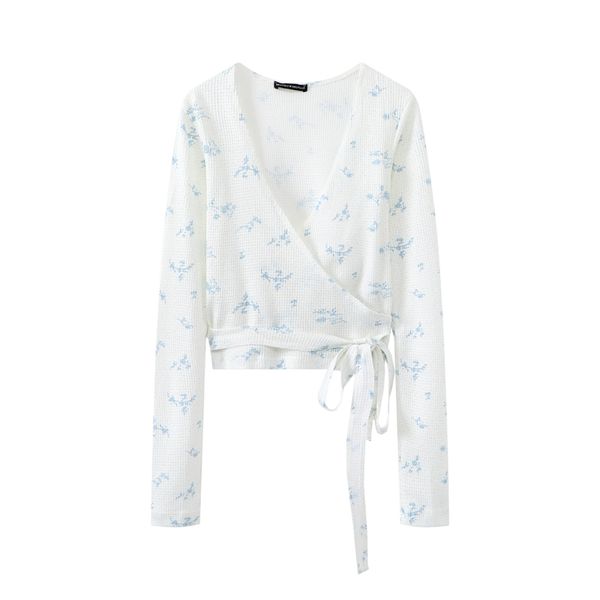 sweet girls cotton short v-neck blouse summer office lady slim floral print knitted bottominig shirts crossover front wrap 210521, White;black
sweet girls cotton short v-neck blouse summer office lady slim floral print knitted bottominig shirts crossover front wrap 210521, White;black