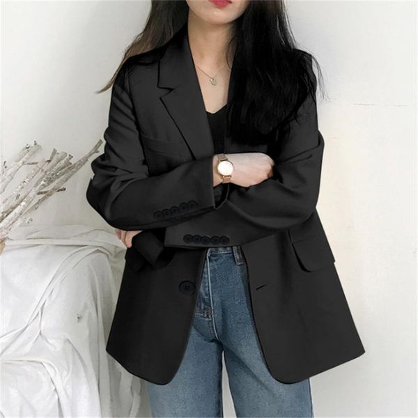 women's suits & blazers black women blazer nice formal lady office work suit pockets jackets coat chic loose summer female full sleeve, White;black
women's suits & blazers black women blazer nice formal lady office work suit pockets jackets coat chic loose summer female full sleeve, White;black