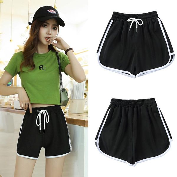 gym clothing sports loose student fitness running casual pants exercise and training shorts women's summer high elastic breathable 07jw, White;black
gym clothing sports loose student fitness running casual pants exercise and training shorts women's summer high elastic breathable 07jw, White;black