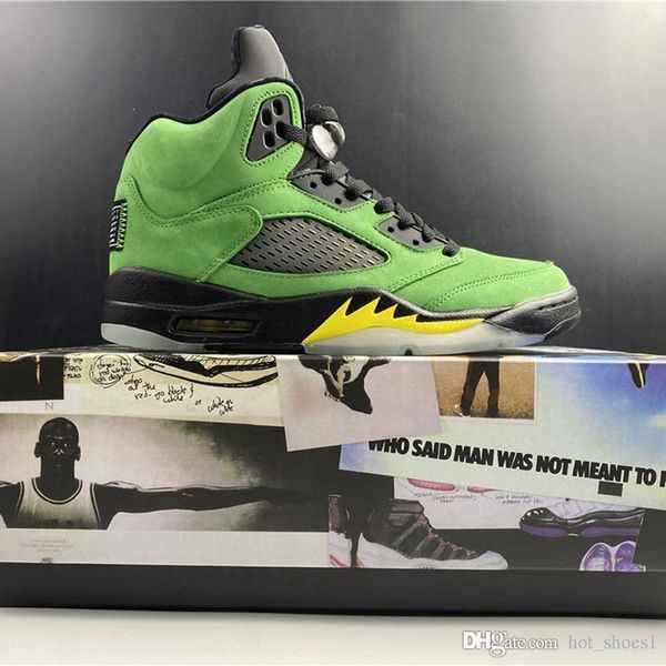 air 5 oregon ducks apple green ck6631-307 5s v women men sports casual shoes sneakers trainers kicks with original box, Black;white
air 5 oregon ducks apple green ck6631-307 5s v women men sports casual shoes sneakers trainers kicks with original box, Black;white
