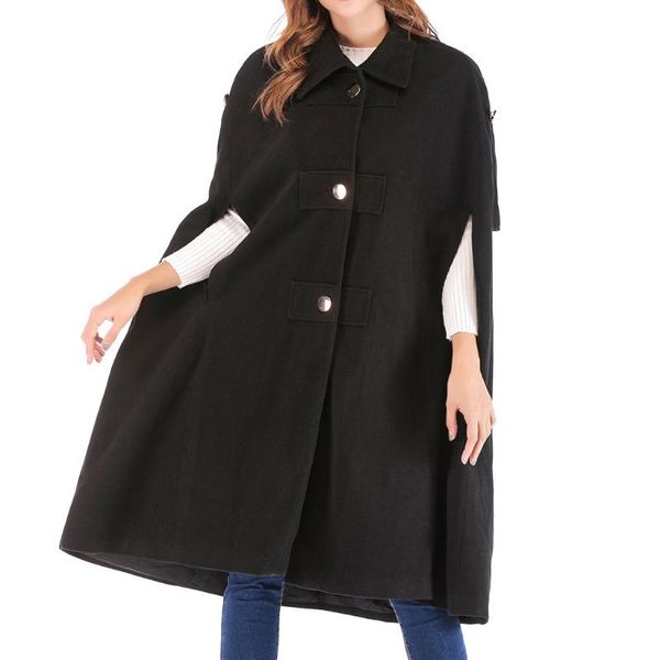 women's wool & blends fashion coats long section tide autumn winter coat warm faux splice women trench korean loose casual lady outerwe, Black
women's wool & blends fashion coats long section tide autumn winter coat warm faux splice women trench korean loose casual lady outerwe, Black