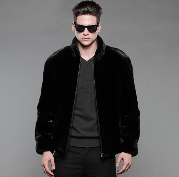 men's fur & faux black mink leather jacket mens warm short coat men stand collar loose jackets winter autumn thicken fashion
men's fur & faux black mink leather jacket mens warm short coat men stand collar loose jackets winter autumn thicken fashion