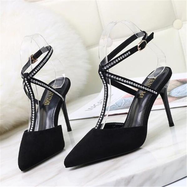 women pumps sandals high heels suede shoes heel wedding crystal kitten stiletto dress, Black
women pumps sandals high heels suede shoes heel wedding crystal kitten stiletto dress, Black