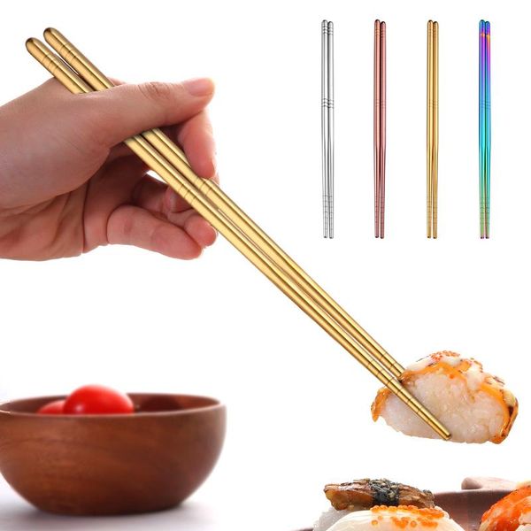 chopsticks 1 pair of stainless steel tableware color length 23 cm reusable kitchen bar accessories tools
chopsticks 1 pair of stainless steel tableware color length 23 cm reusable kitchen bar accessories tools