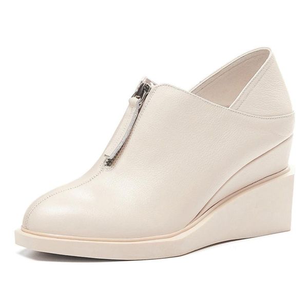 dress shoes dilalula 2021 classic women pumps spring autumn casual platforms woman round toe zipper wedges genuine leather, Black
dress shoes dilalula 2021 classic women pumps spring autumn casual platforms woman round toe zipper wedges genuine leather, Black