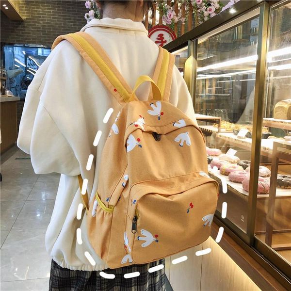 backpack fashion women canvas printing girl school bag female children student
backpack fashion women canvas printing girl school bag female children student