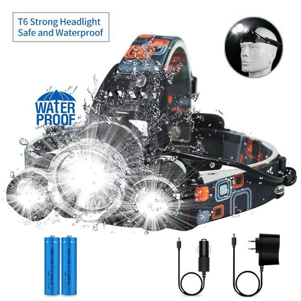 headlamps t6 strong light rechargeable fixed-focus headlight high-power long-s waterproof 3led aircraft outdoor night fishing wor
headlamps t6 strong light rechargeable fixed-focus headlight high-power long-s waterproof 3led aircraft outdoor night fishing wor