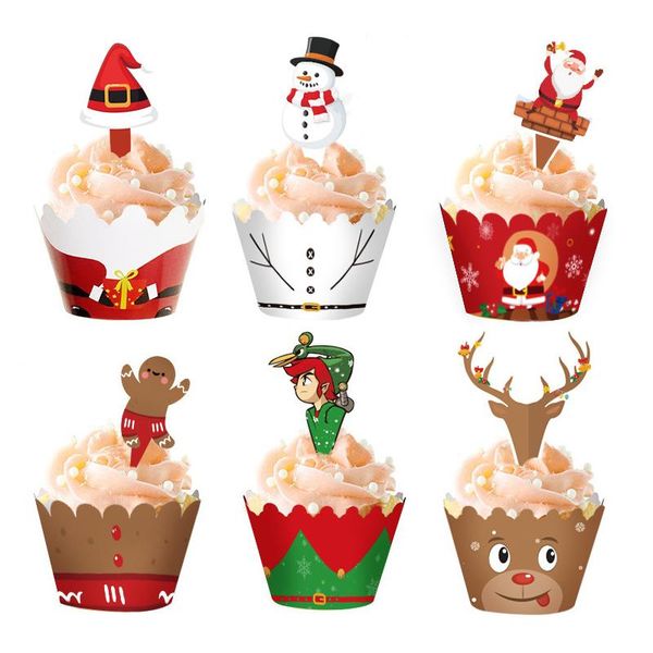other event & party supplies 24pcs christmas paper cupcake wrapper cake er merry year birthday decorations tools santa claus snowman
other event & party supplies 24pcs christmas paper cupcake wrapper cake er merry year birthday decorations tools santa claus snowman