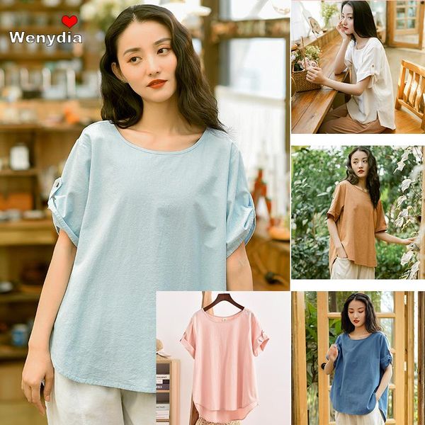 women's t-shirt wenydia 100% cotton oversized t shirt women casual basic tees roll up short sleeve korean loose o neck solid summer, White
women's t-shirt wenydia 100% cotton oversized t shirt women casual basic tees roll up short sleeve korean loose o neck solid summer, White