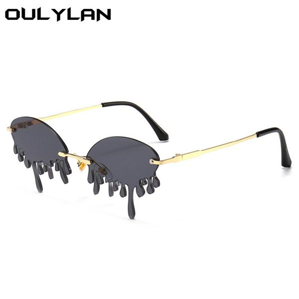 sunglasses oulylan women rimless designer funny tears sun glasses shades ladies frameless party eyewear uv400, White;black
sunglasses oulylan women rimless designer funny tears sun glasses shades ladies frameless party eyewear uv400, White;black