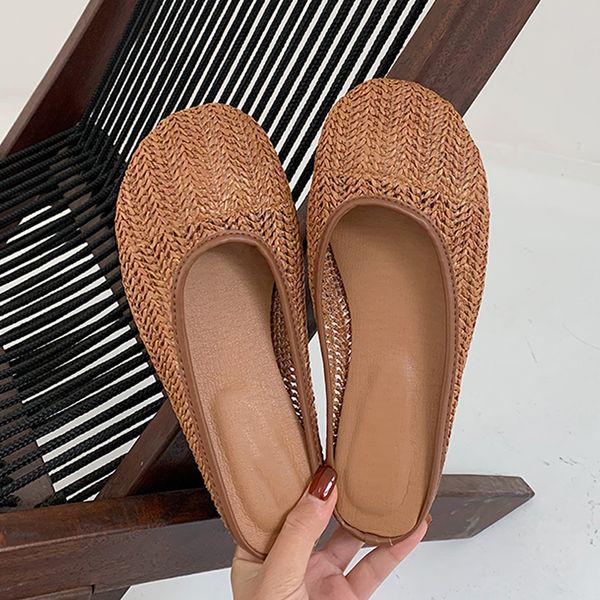 2021 women slippers new flat heel mules slippers shoes woman fashion round toe ladies beach flats mesh female slip on slippers, Black
2021 women slippers new flat heel mules slippers shoes woman fashion round toe ladies beach flats mesh female slip on slippers, Black