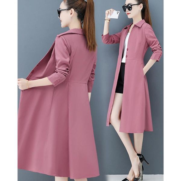 women's trench coats #5633 spring autumn casual windbreaker slim thin coat for women long overcoat ladies red blue woman, Tan;black
women's trench coats #5633 spring autumn casual windbreaker slim thin coat for women long overcoat ladies red blue woman, Tan;black